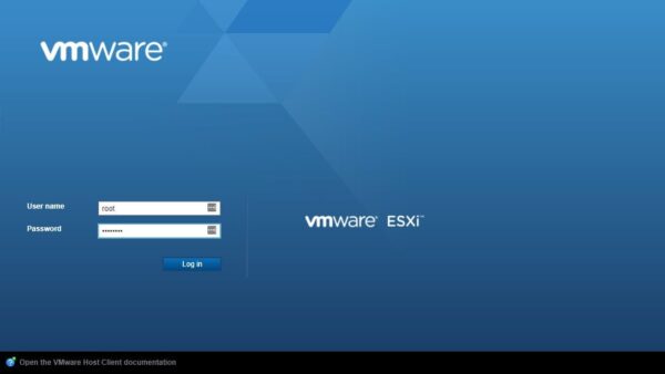 VMware ESXi create new admin user